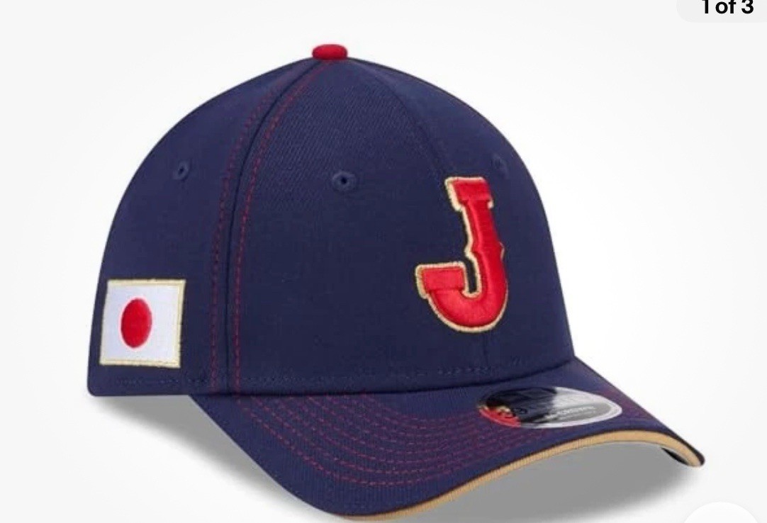 New Era 39THIRTY WBC JAPAN 2026 WORLD BASEBALL CLASSIC M-CROWN Hat Cap Size S/M