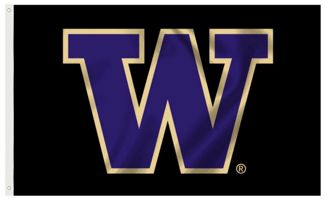 Washington Huskies 3×5 foot FLAG/Banner. Brand new USA SELLER