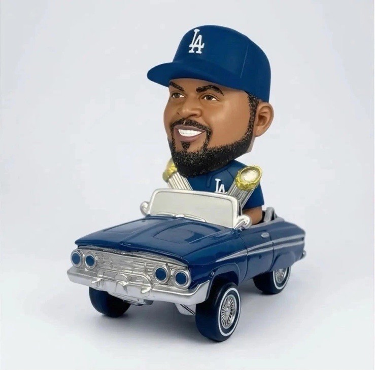 2026 Dodgers Ice Cube Lowrider WS Trophy Bobblehead 5/12/26