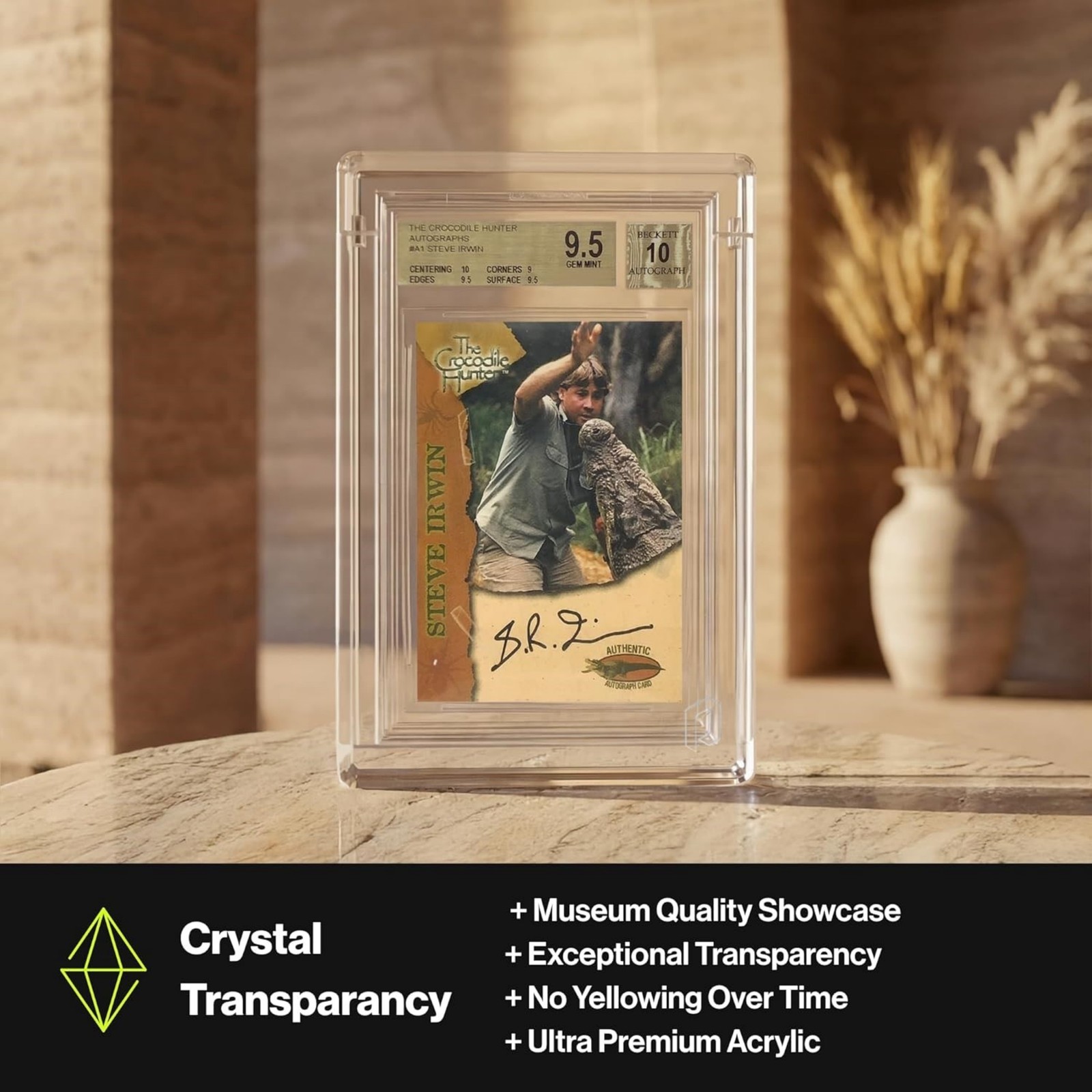 New Gen BGS Acrylic Case 8mm Magnetic UV Protection Standard Size Card Ship Now!