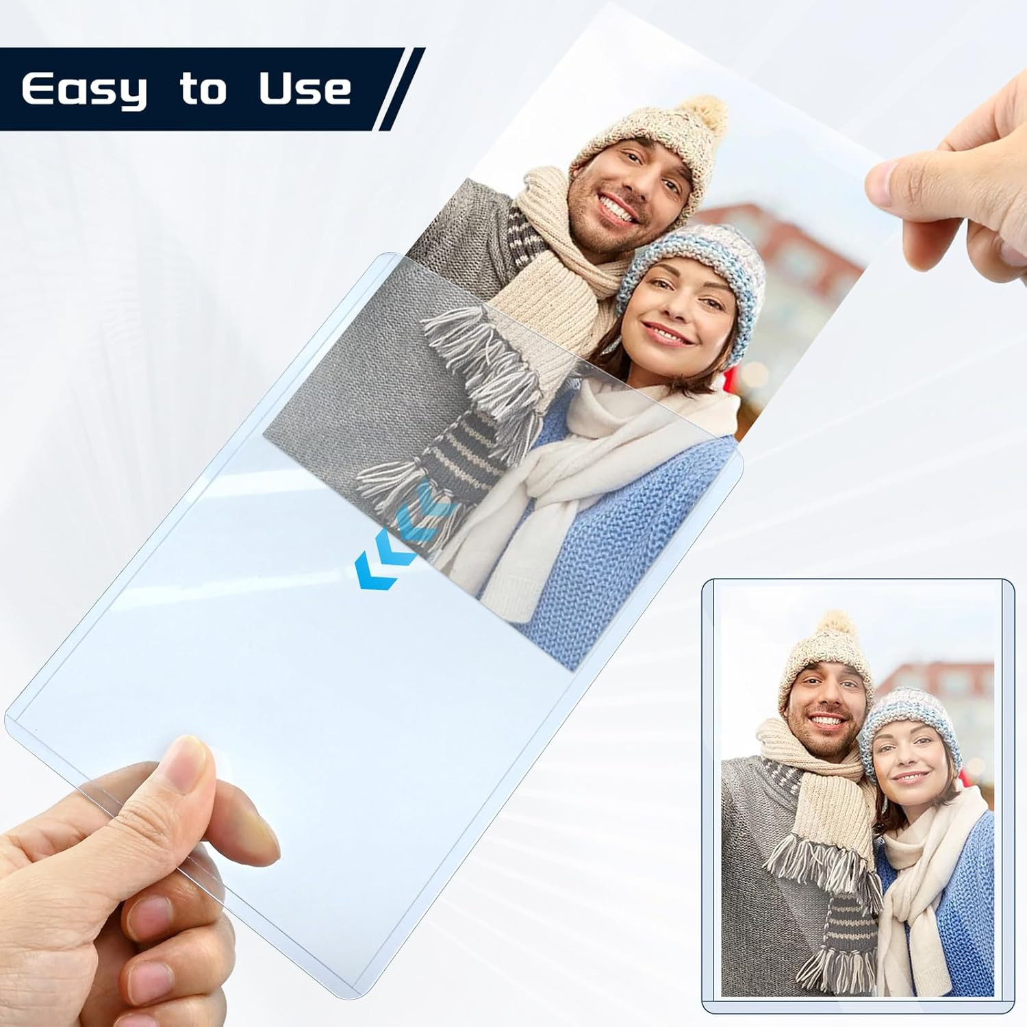 15 Pack Post Card Photo Top Loaders 4 X 6 Inches Hard Plastic Cards Sleeve Prote