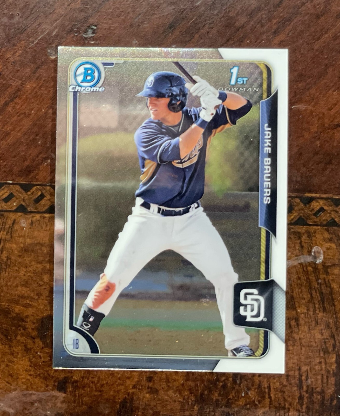 JAKE BAUERS- 2015 Bowman Chrome Prospects #BCP132 FS QTY