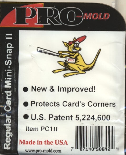 Lot Of 3 – Pro-Mold Regular Card Mini-Snap II Protects Cards & Corners PC1 II
