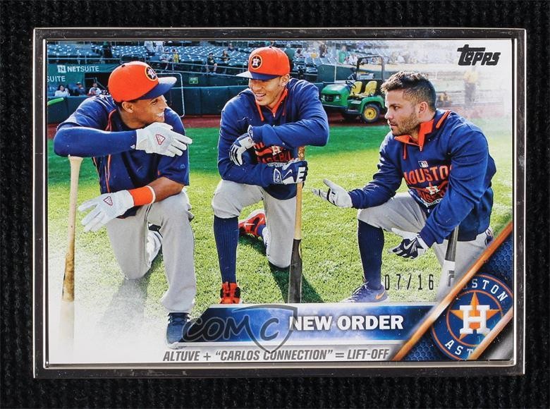 2016 Topps Checklist Framed 7/16 Carlos Gomez Jose Altuve Correa #170 5c9