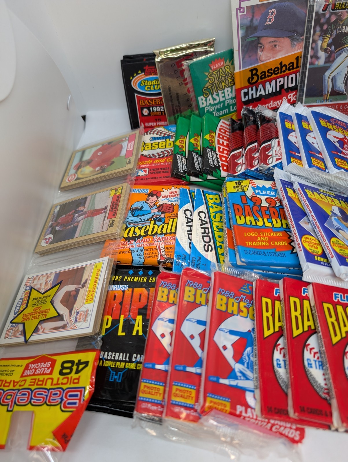 700 Baseball Cards In Unopened Packs 1980’s & 1990’s Mint