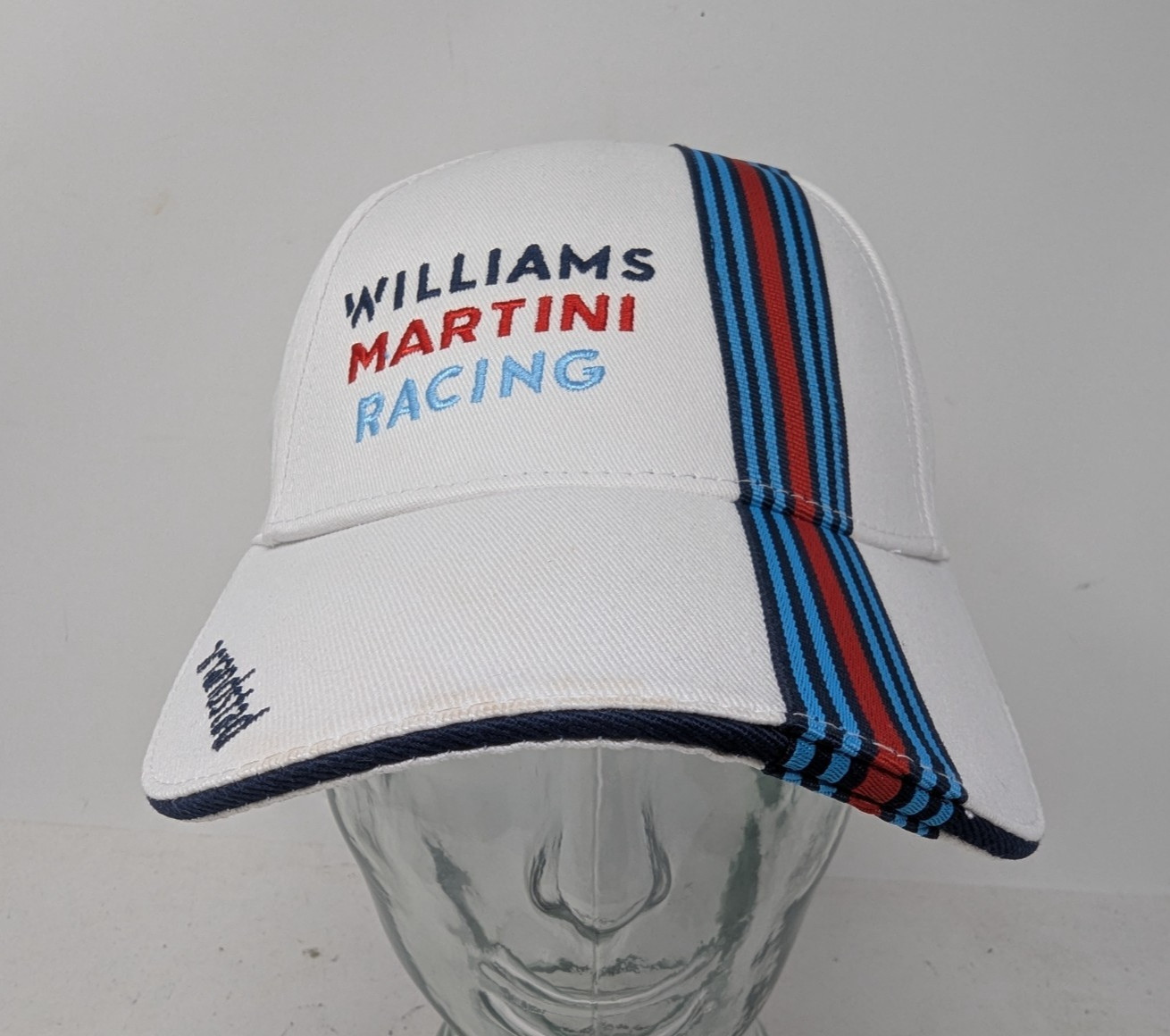 Williams Martini Racing Hat Cap Flex Fit One Size White F1 Racing Mens