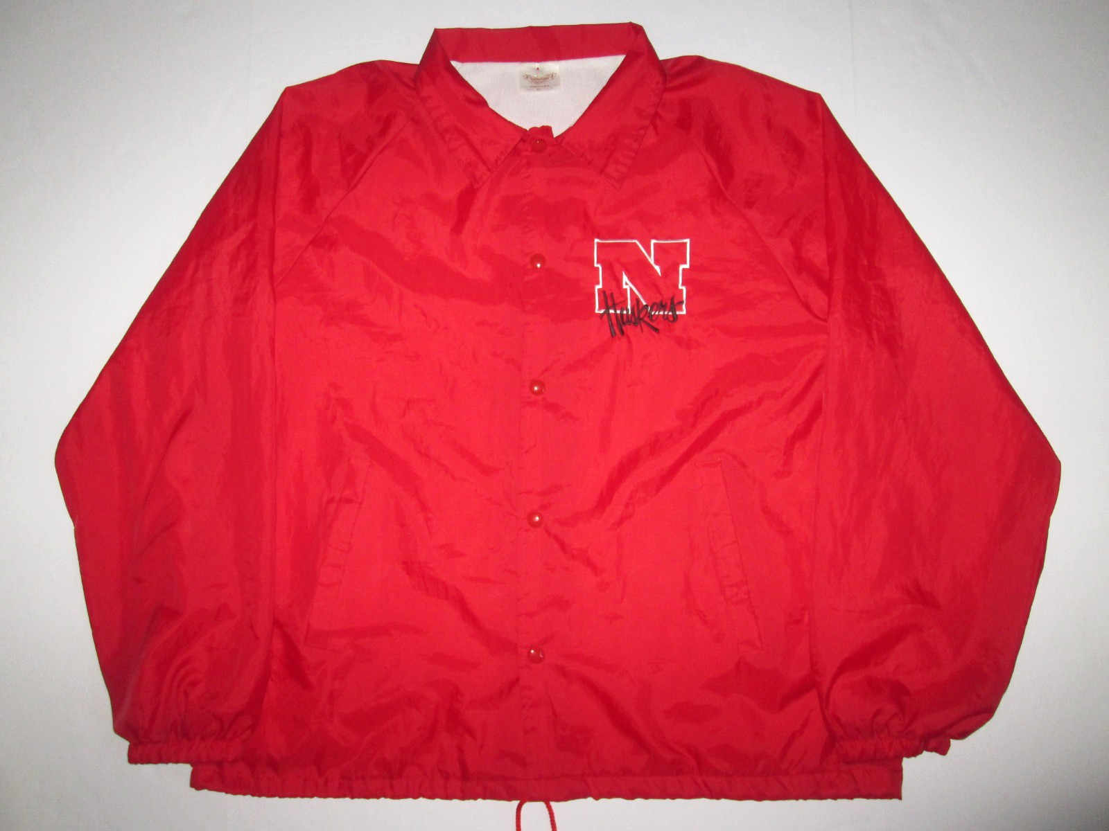 Nebraska Huskers Auburn Sportswear Coach’s Jacket Men’s XL Lined