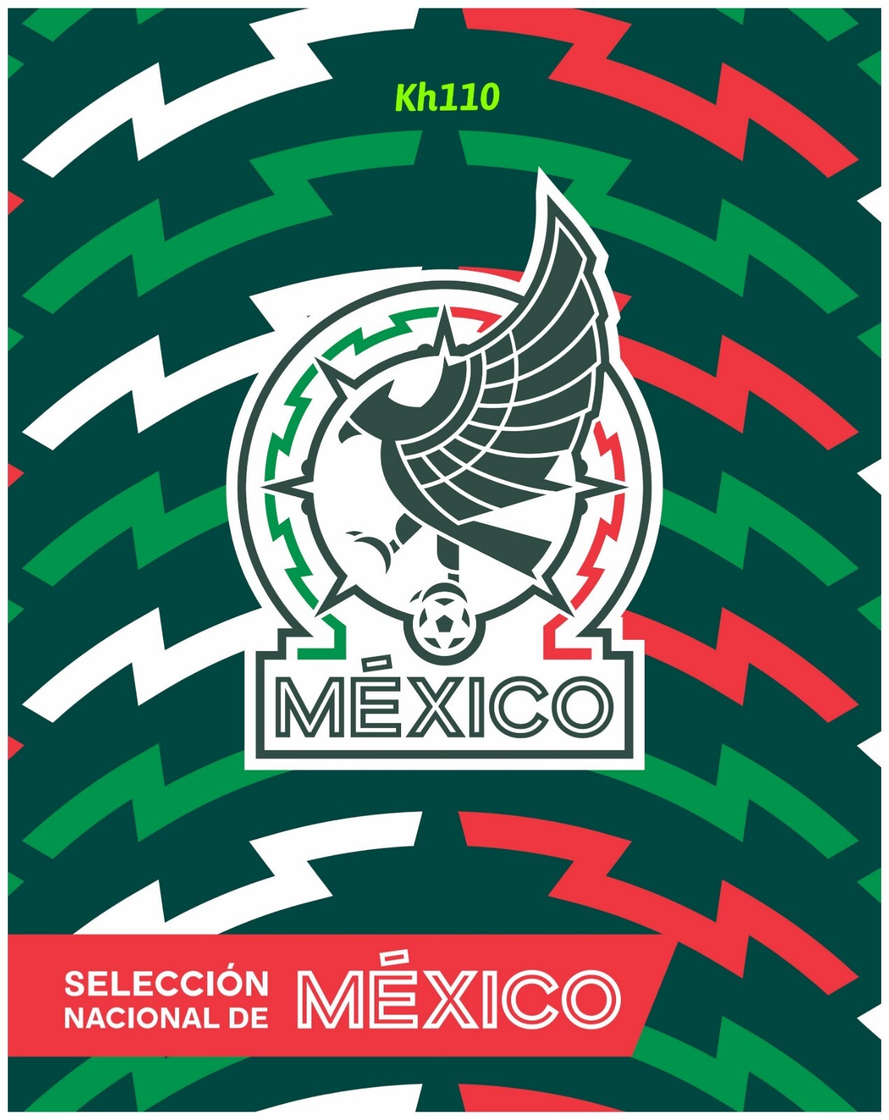 Mexico National Soccer Team Fleece Throw Size 46″x60″ – Mix Color