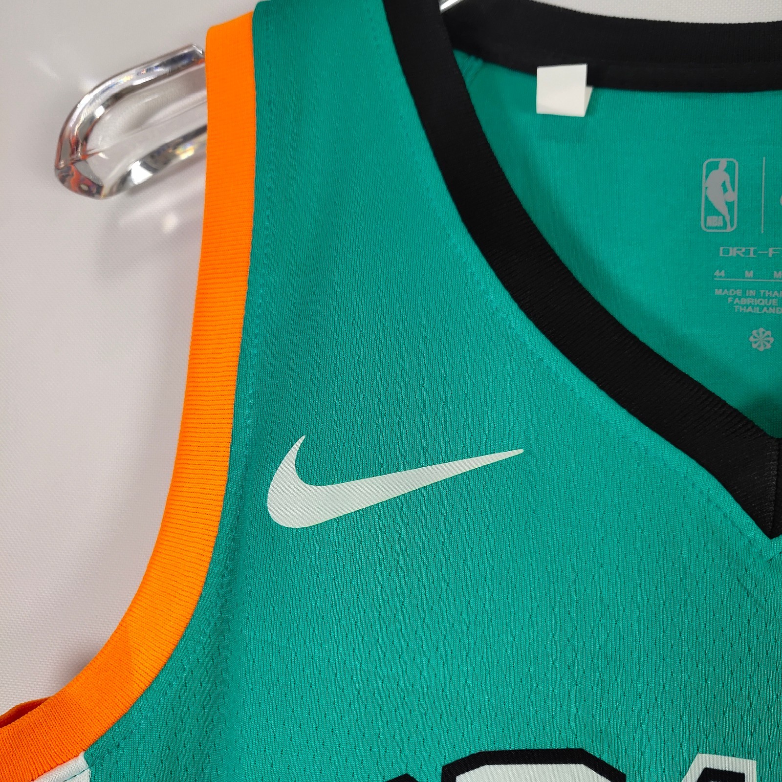 Stephen Castle #5 Embroidered Letter Jersey (Green)