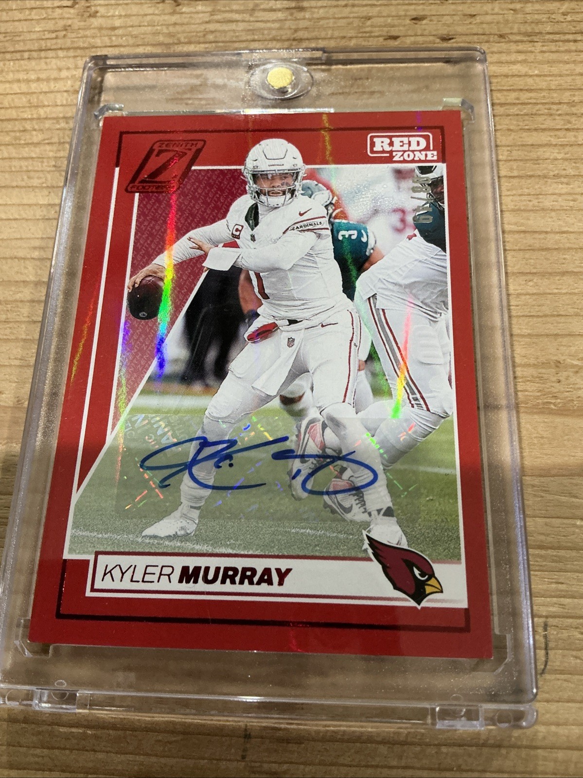 2024 Panini Zenith – Kyler Murray #1 Red Red Zone Autographs /49 (AU)