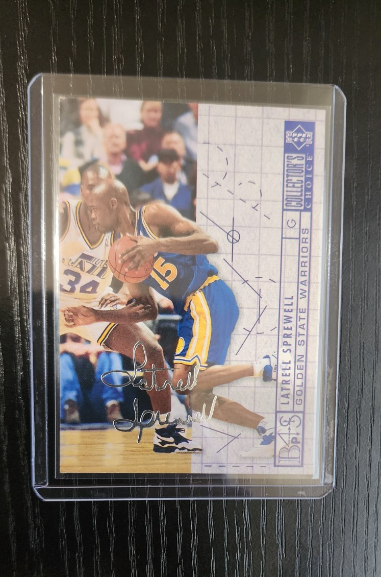 1994-95 Collector’s Choice – Latrell Sprewell #380 Silver Signature