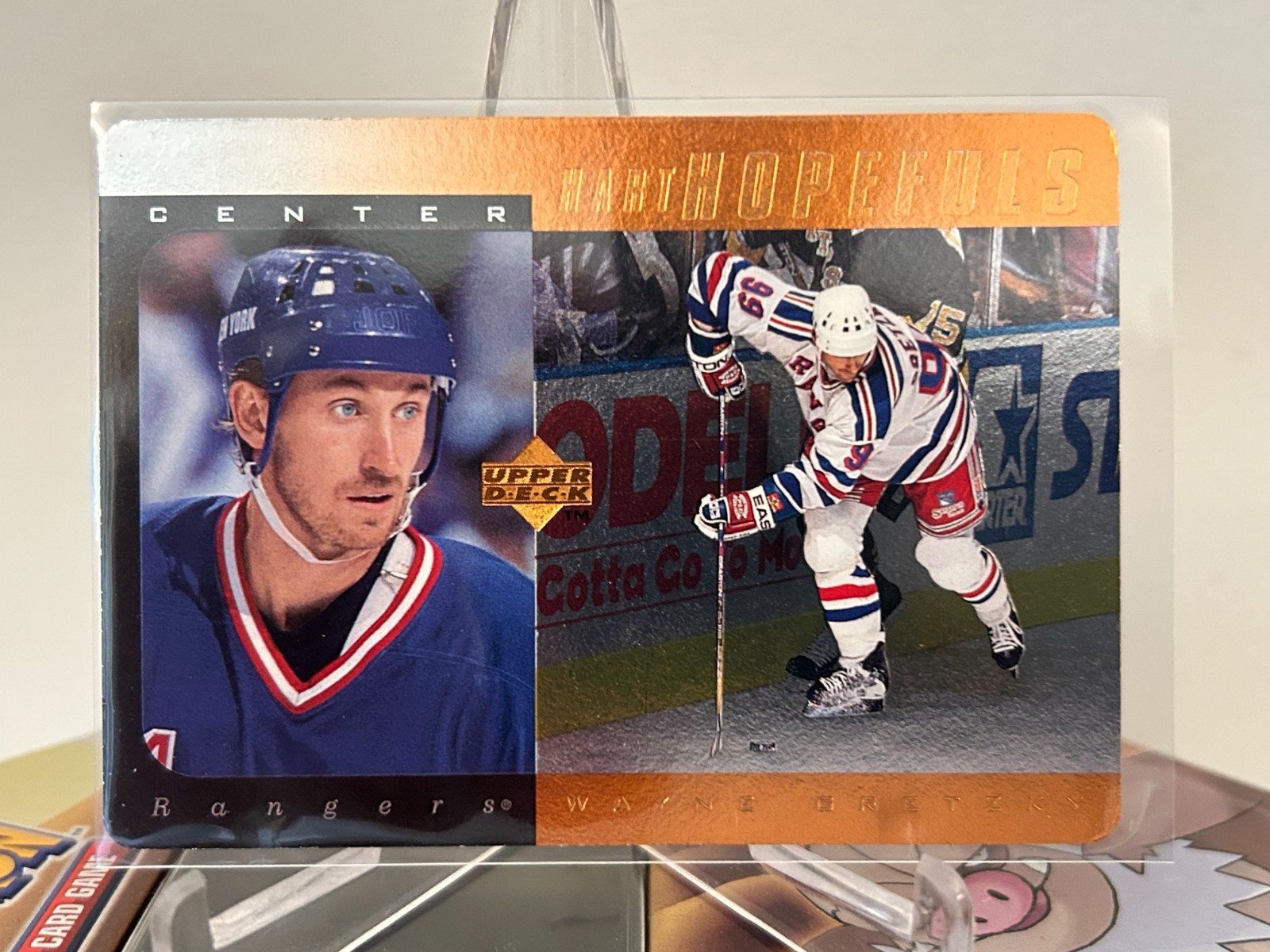 1996/97 Upper Deck WAYNE GRETZKY Hart Hopefuls Bronze #HH1 Insert #’d /5000