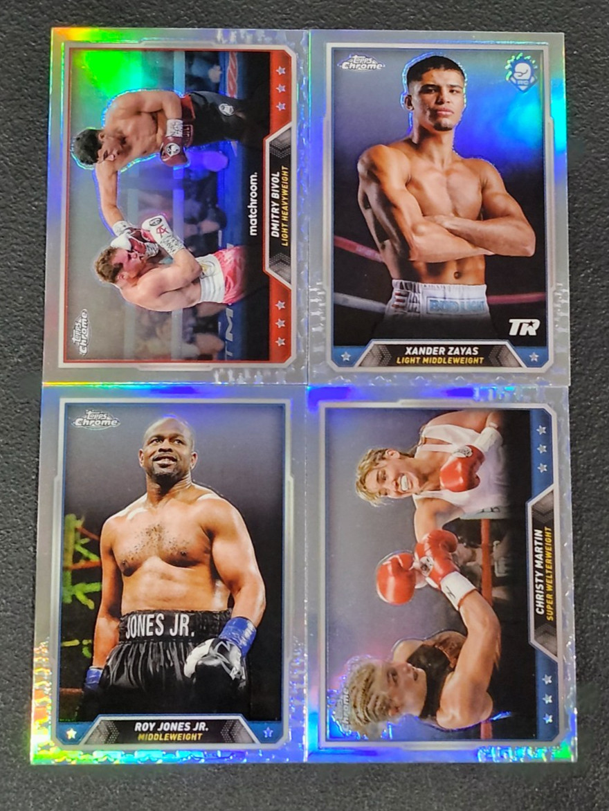 2024 Topps Chrome Boxing REFRACTORS You Pick – 2 Card Minimum