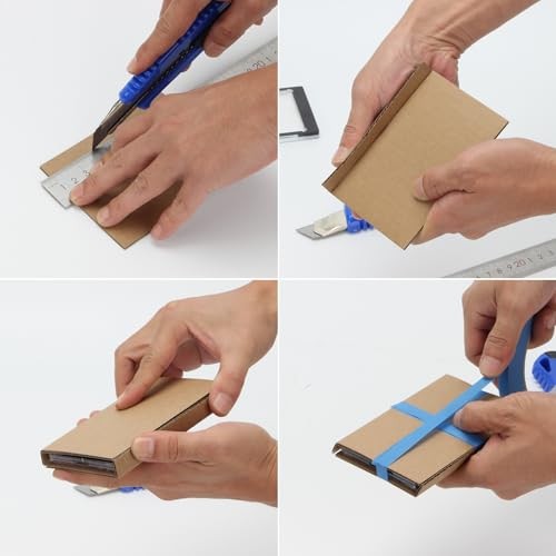 Trading Card Shipping Protectors Supplies, 302 Pcs Card Shipping Supplies Black