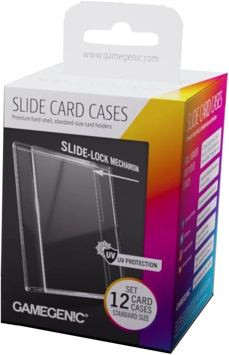 Gamegenic Slide Card Cases – Premium Hard-Shell Card Holders with Innovative Sli