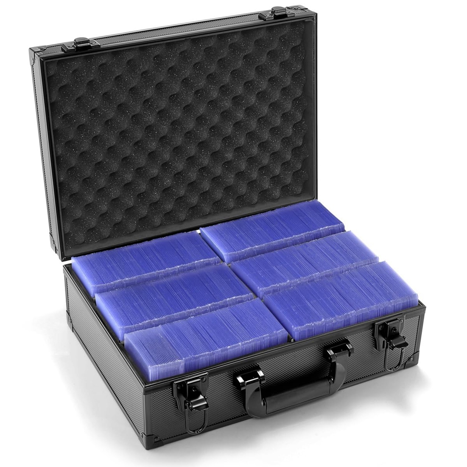 Top Loader Case, Trading Card Storage Box with Key Lock for Sports Cards, Tra…