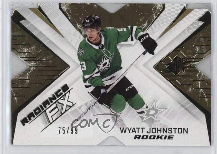 2022 SPx Radiance F/X Rookies Gold 75/99 Wyatt Johnston #RFX-76 Rookie RC 1sr1