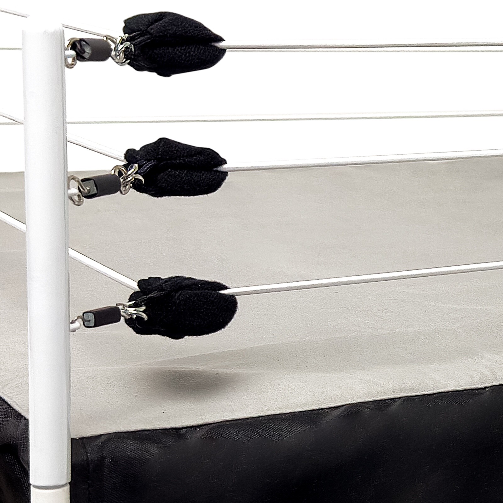 Wrestling Ring & Talking Wrestling Referee Figure for WWE & AEW Action Figures