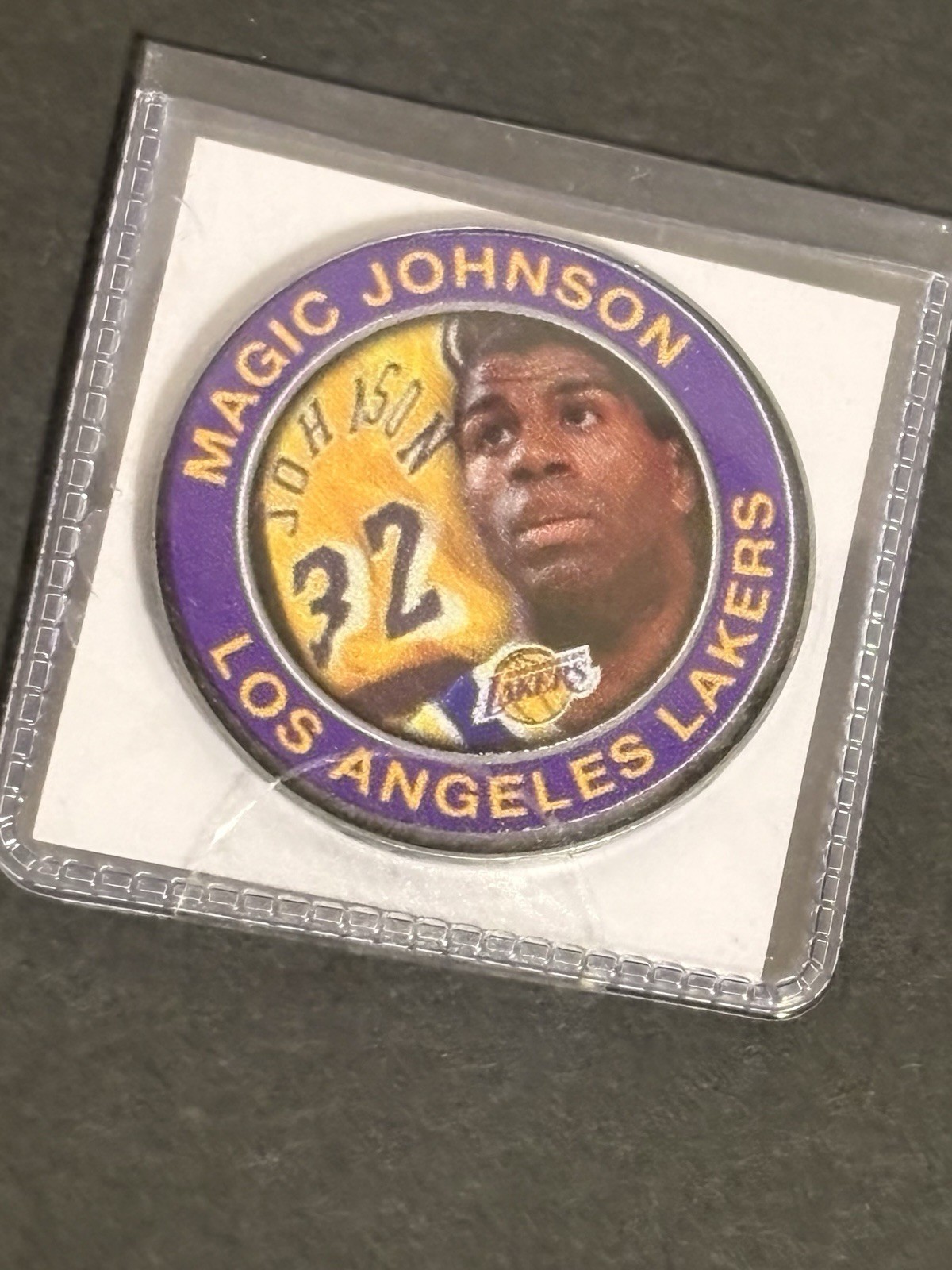2022 Magic Johnson NBA COIN Series 1 Highland Mint Collectors Lakers HOF 1/12000
