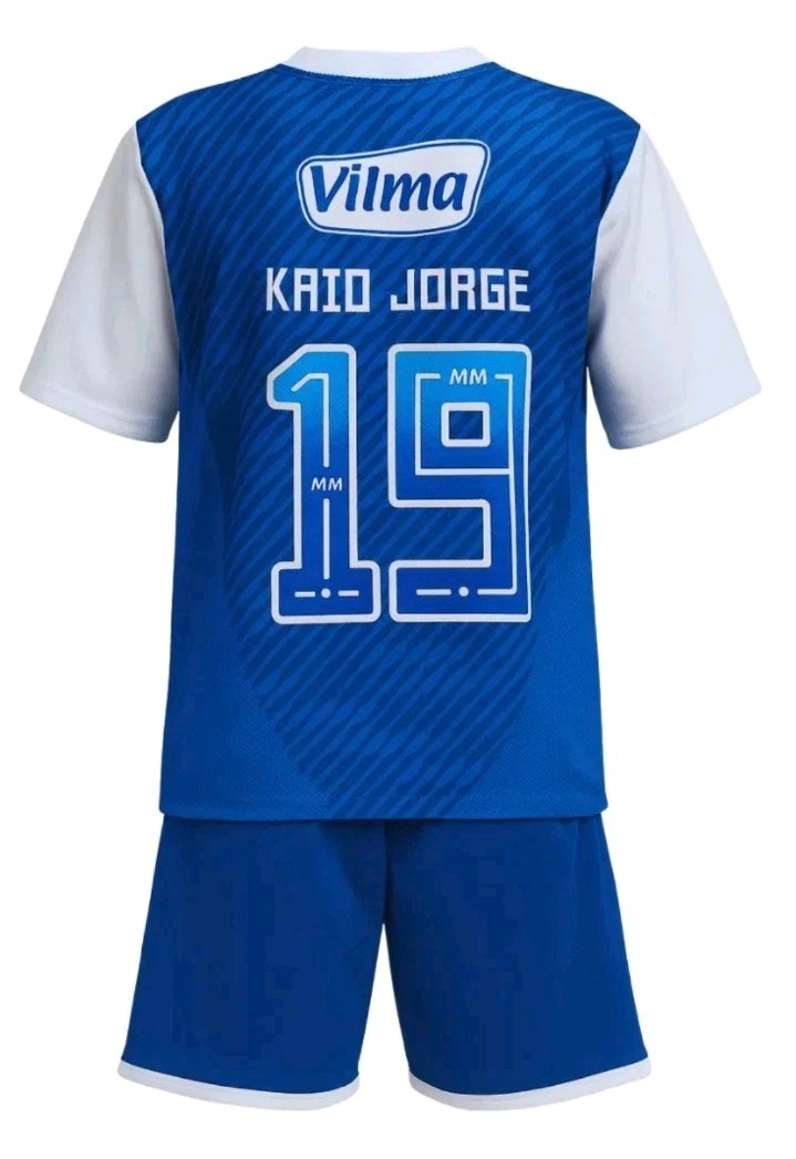 Kids Blue Raposa Cruzeiro Dri-Fit Jersey