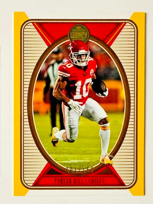 2022 Panini Legacy Tyreek Hill YELLOW Parallel Card SP #/150 Chiefs Star!