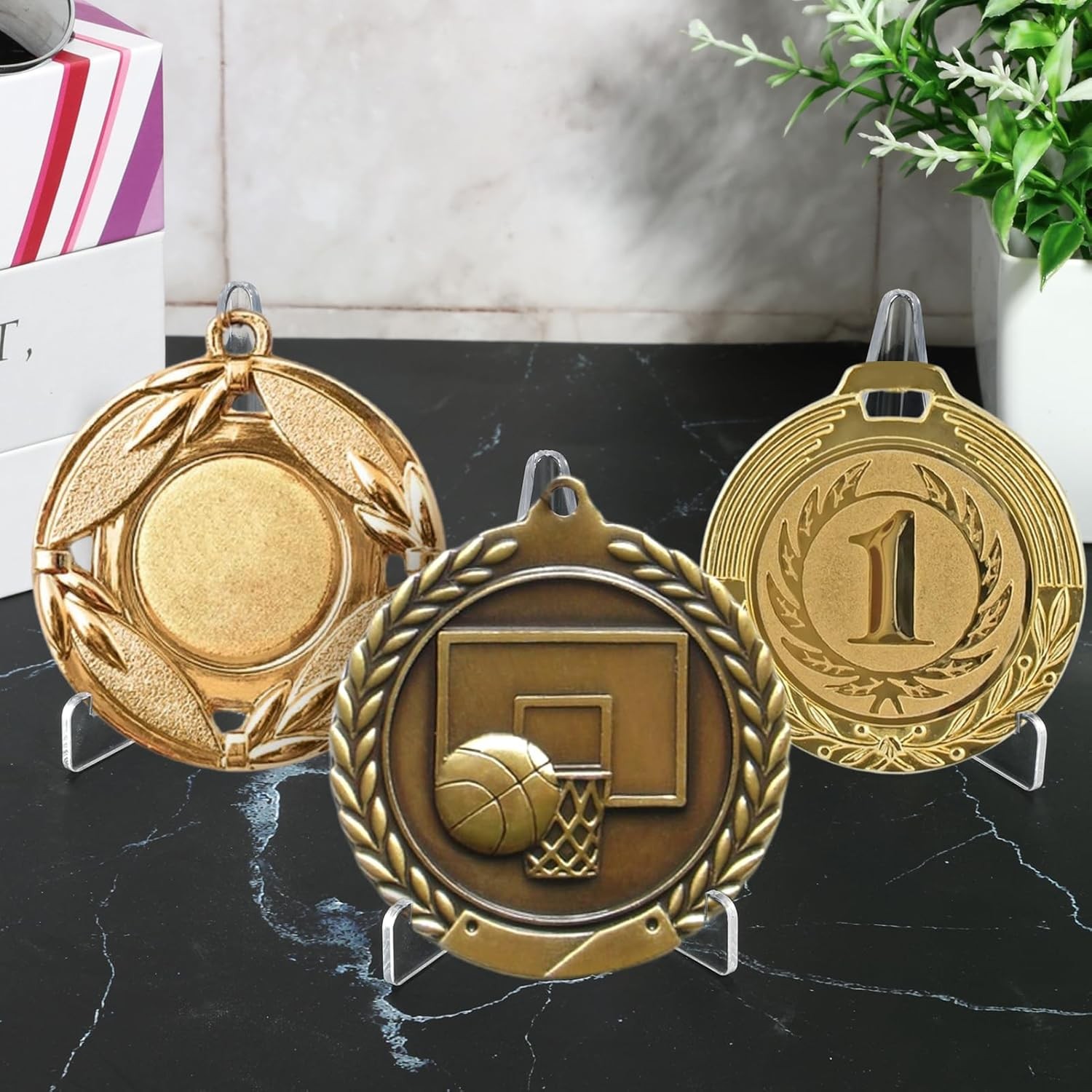 20Pcs Large Size Trading Card Stands Most Durable Display Coins Cards Holder USA