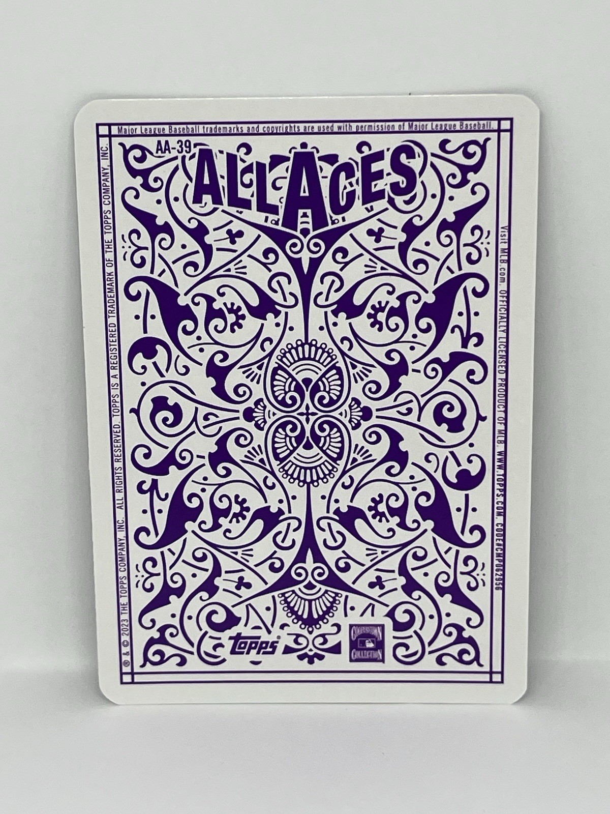 2023 Topps All Aces Steve Carlton Purple Back SP AA-39