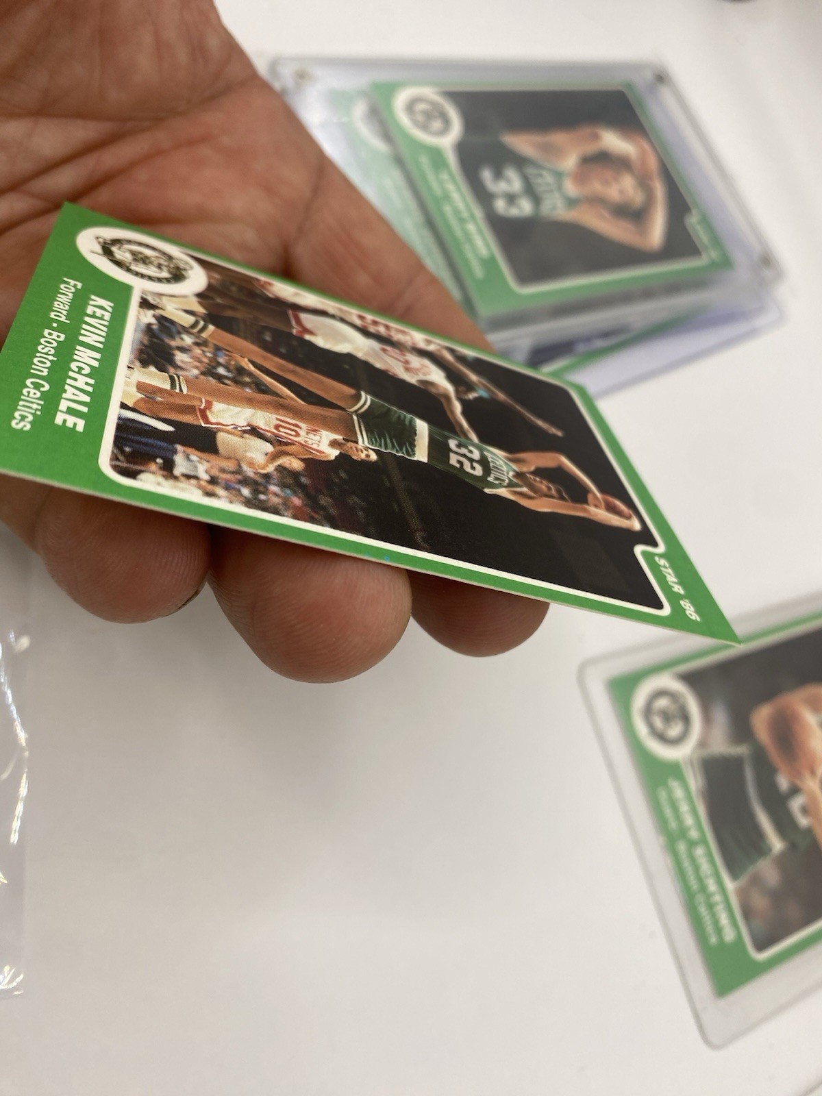 1985-86 Star Company Boston Celtics 8-card Team Set Larry Bird Green Border