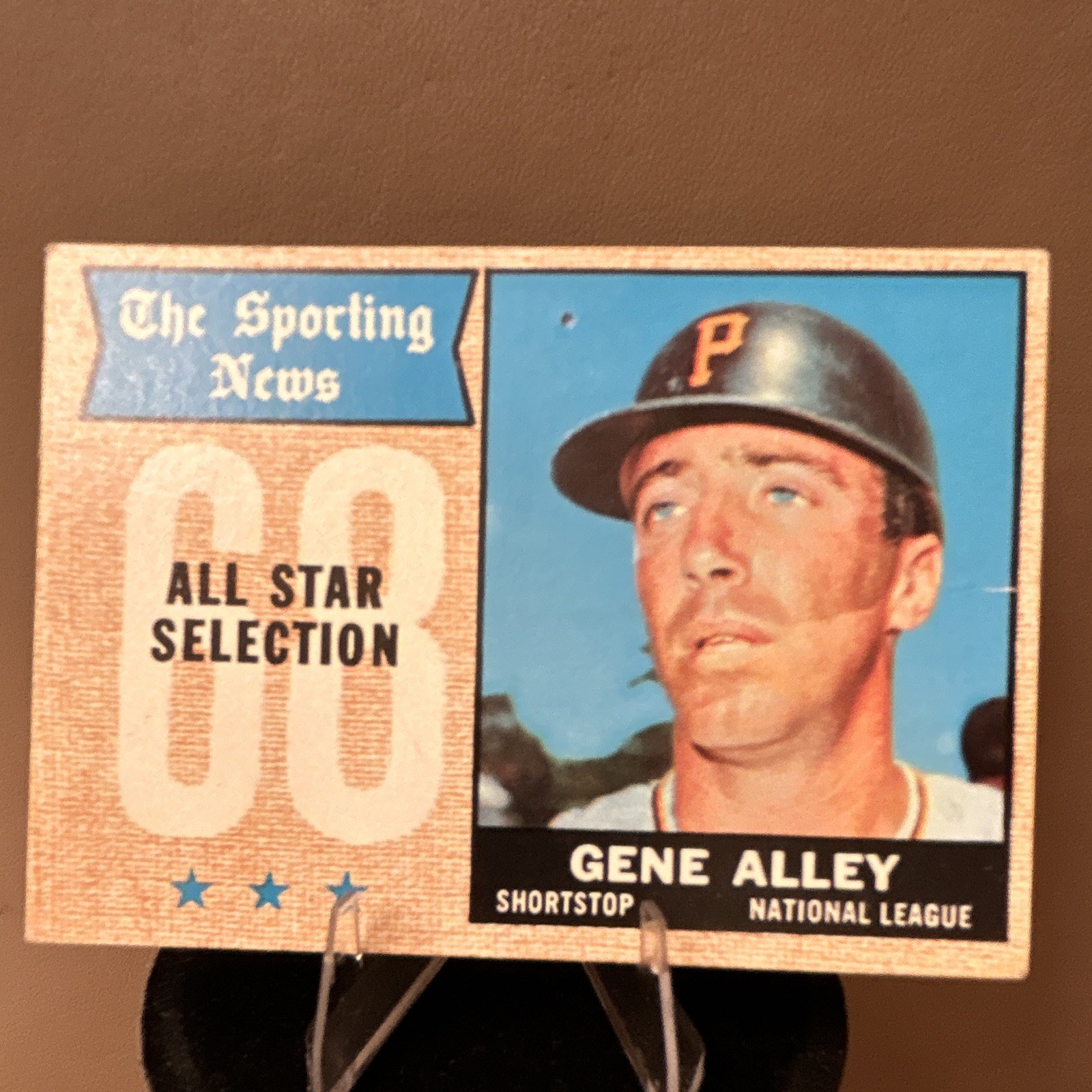 1968 Topps – Sporting News All-Stars Gene Alley #368 Venezuelan