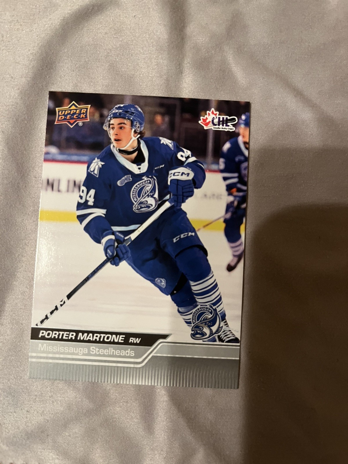 2023-24 Upper Deck CHL Porter Martone #82.