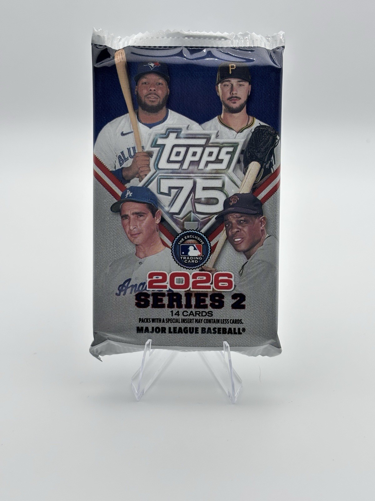 2026 Topps Series 2 Baseball Pack Topps 75th Anniversary SEALED 14 Cards🔥