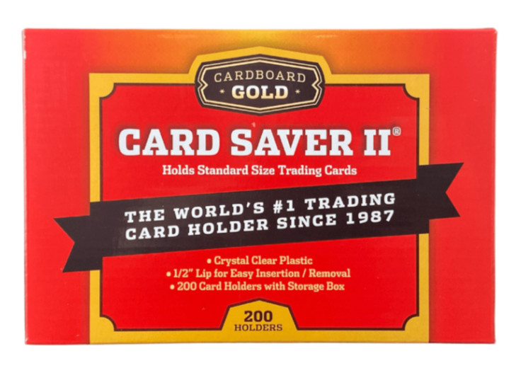 Card Saver 2 Cardboard Gold PSA Semi Rigid Holders 50 100 200 300 500 1000 2000