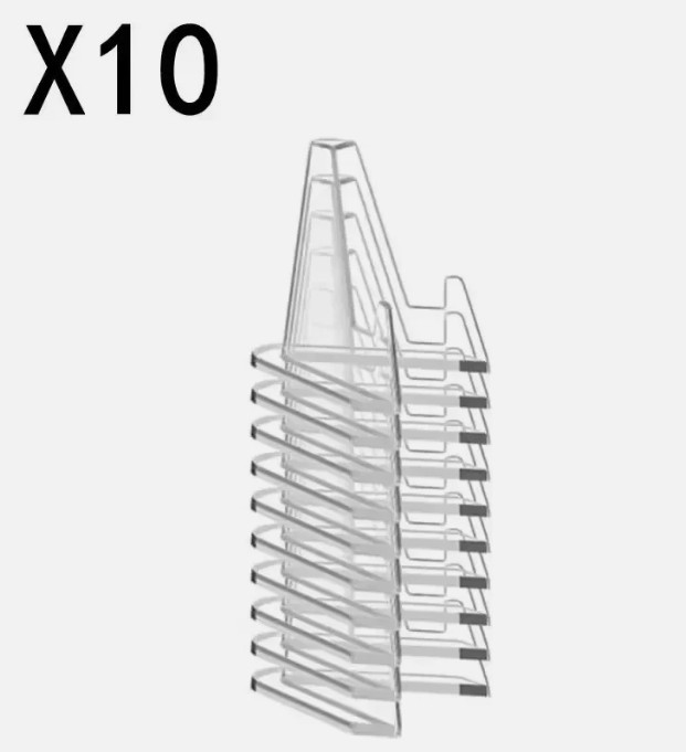 1-30Pcs Pack Clear Card Stands, Arcylic Card Display for Sports Graded