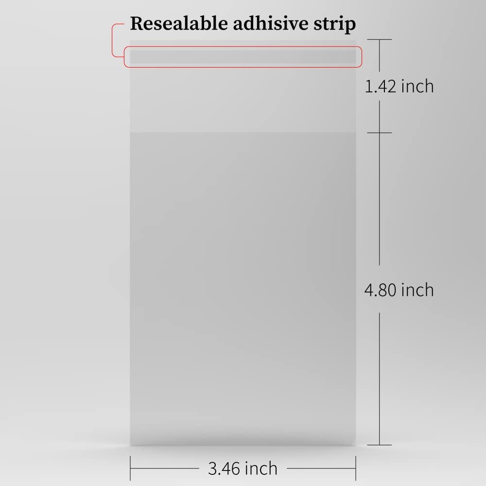 Resealable Team Set Bags – 500 ct |4 Pack X 125/Bag, Archival Polypropylene Rese