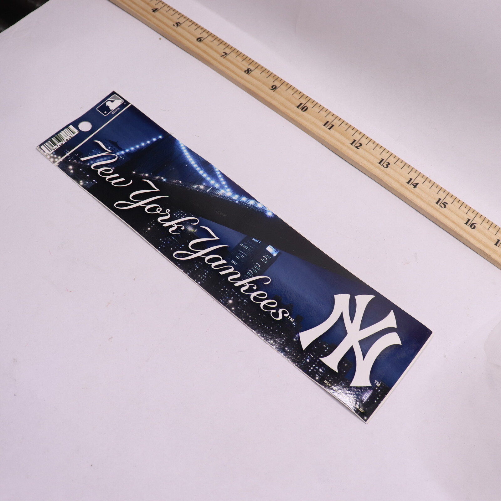 New York Yankees Official MLB Bumper Sticker 3″ x 12″ 4753