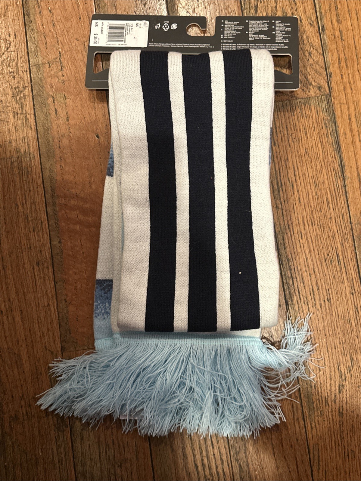 Brand New adidas Argentina 2026 Soccer Scarf KE1385 Icey Blue White