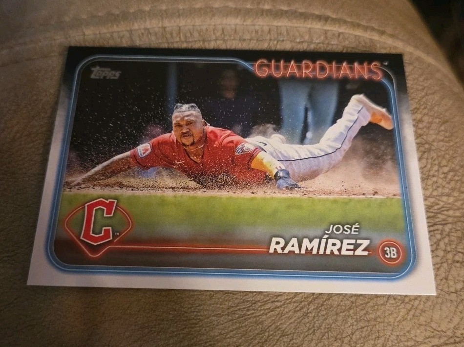 2024 Topps Series 1 – Jose Ramirez #114 Cleveland Guardians MLB Baseball Card