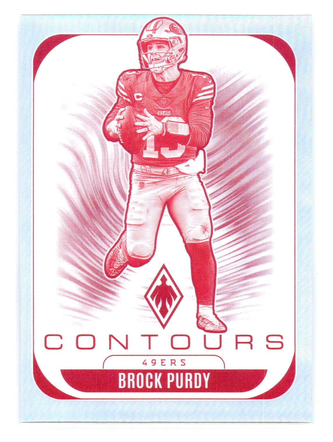 Brock Purdy 2025 Panini Phoenix #28 Contours Silver