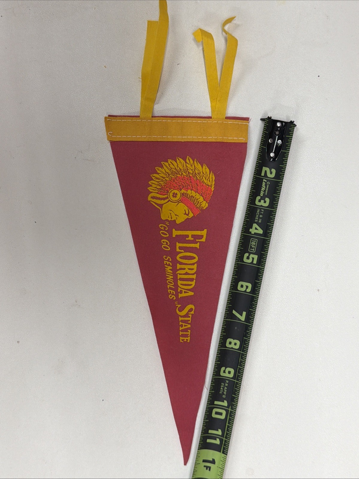 Vintage FSU Florida State Seminoles University MINI Pennant 5×12 Inches Football