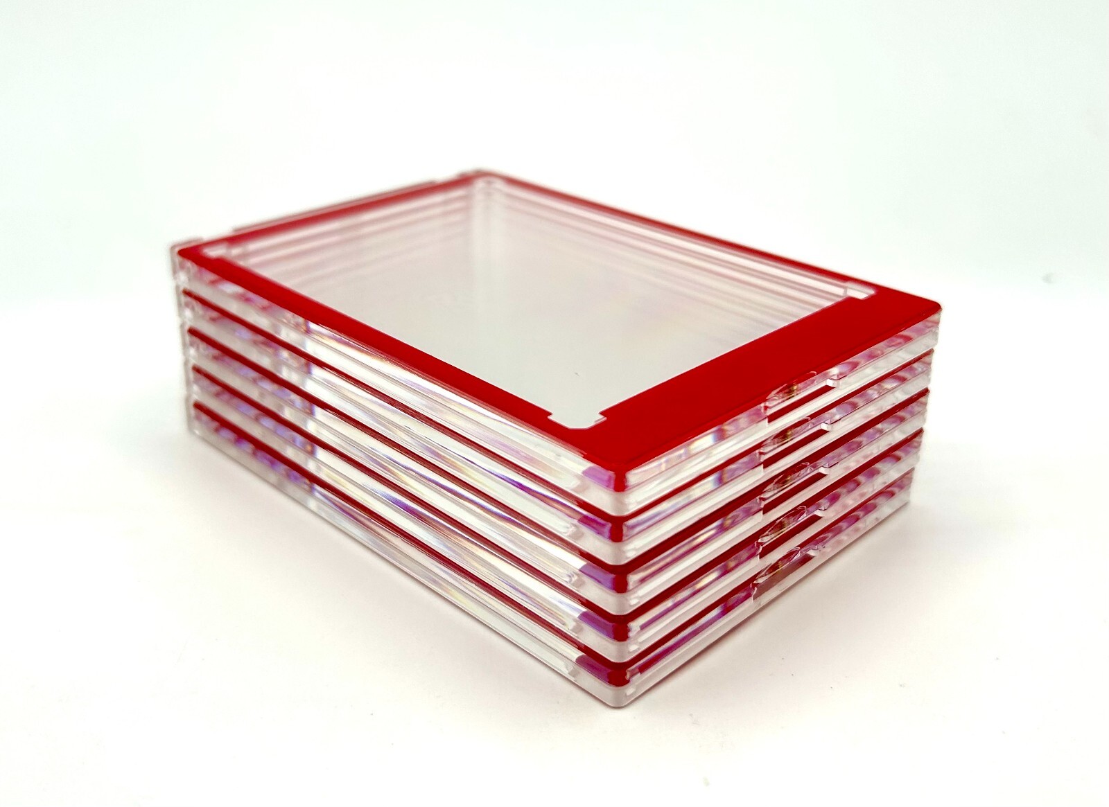 CF Magnetic Card Holder One Touch Case RED BORDER – 35PT-260PT Sizes