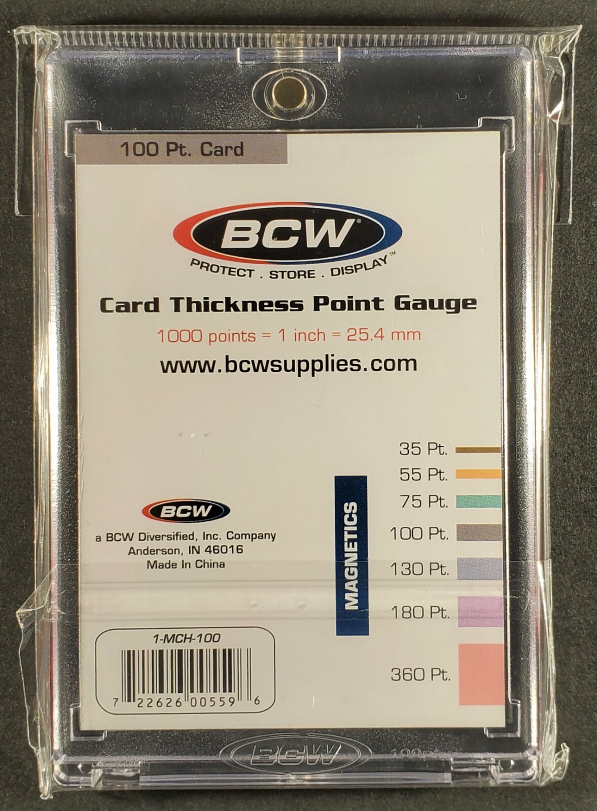You Pick! BCW Magnetic Card Holder One Touch 35 55 75 100 130 180 360 Point pt