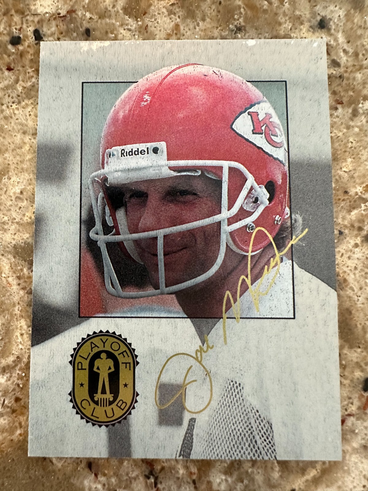 Joe Montana 1993 Playoff Club #PC-1 Kansas City Chiefs HOF