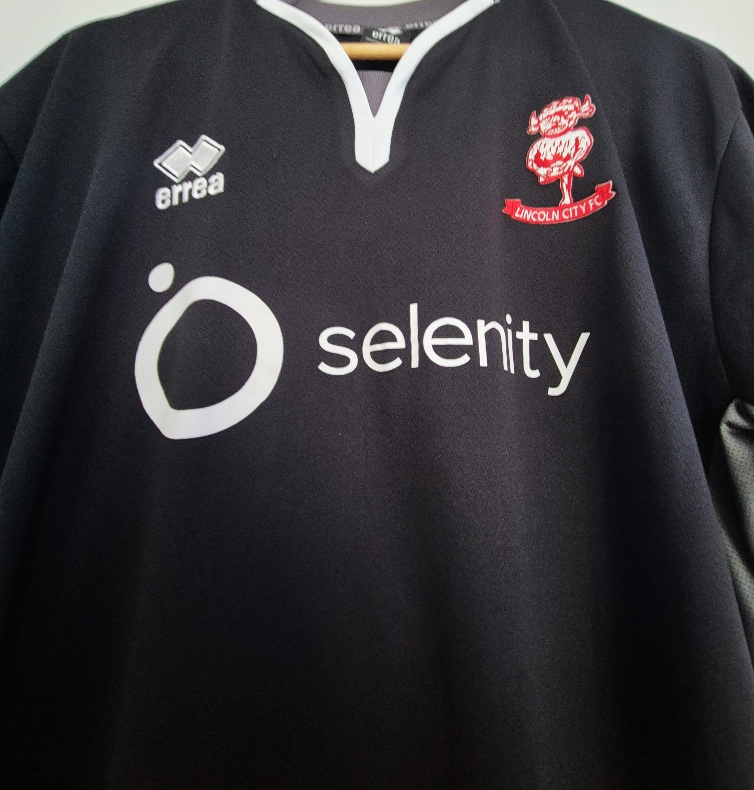 Lincoln City Football Away Shirt T2017/18 Men’s 5XL 25″ PTP Errea See Below