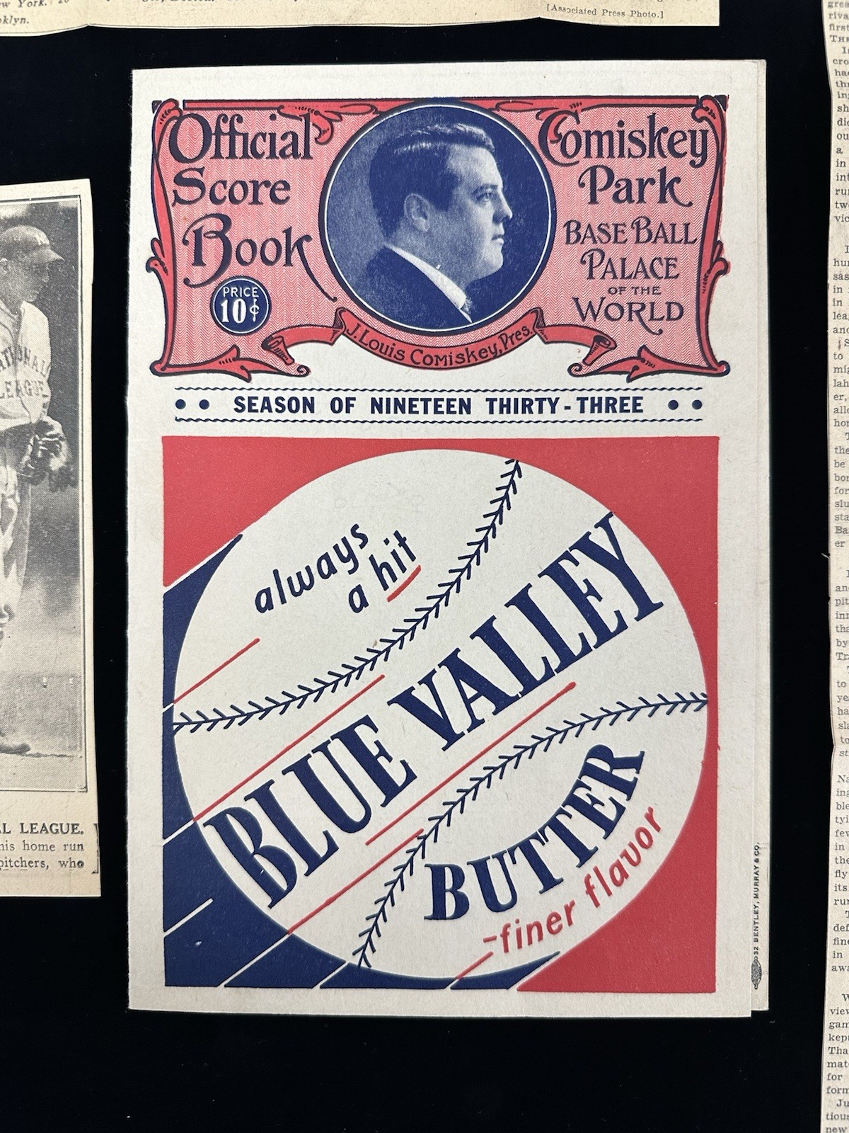 July 6 1933 MLB Baseball 1st All-Star Game Program @ Comiskey Park – RARE!