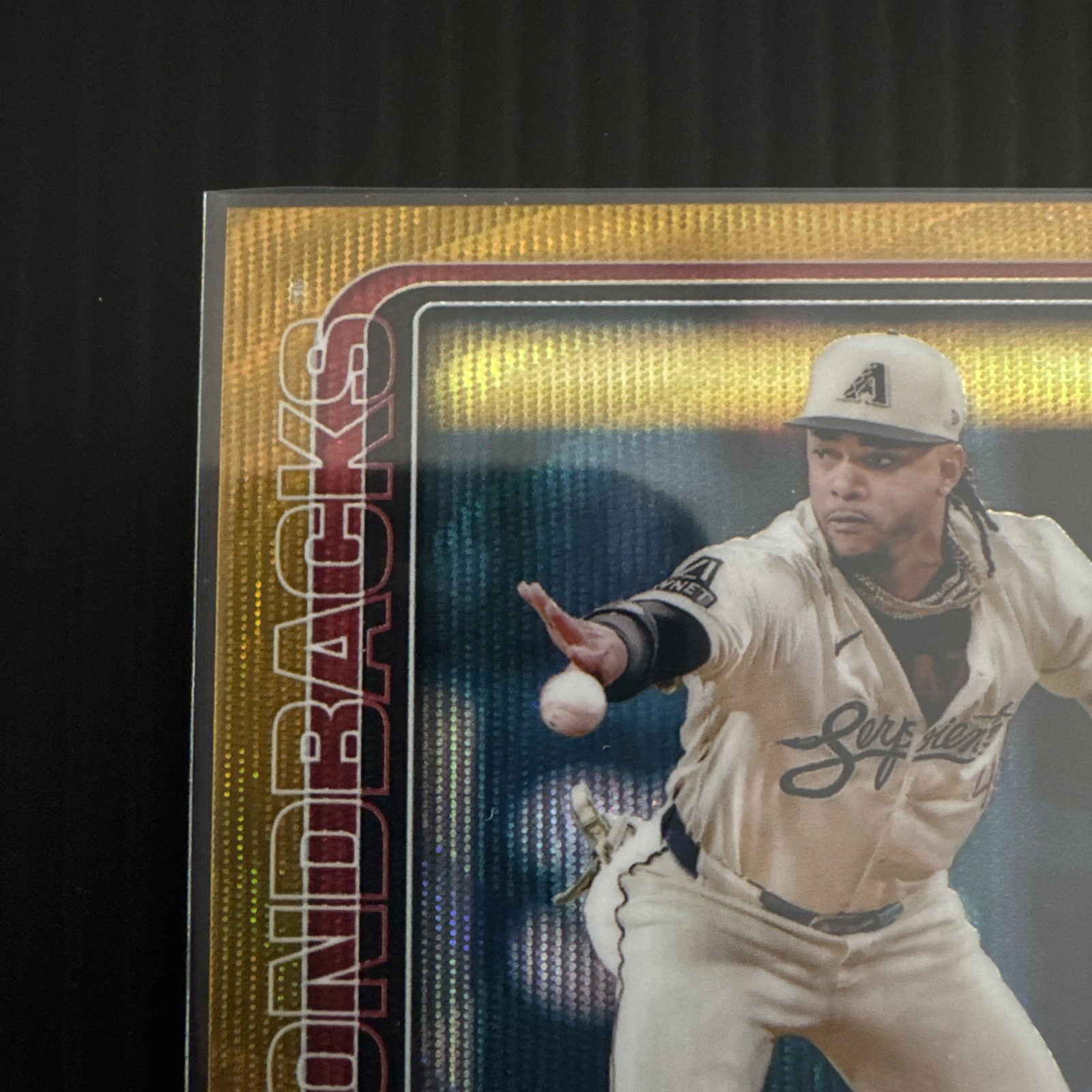 Ketel Marte Gold Wave Refractor /50 2025 Topps Chrome Diamondbacks