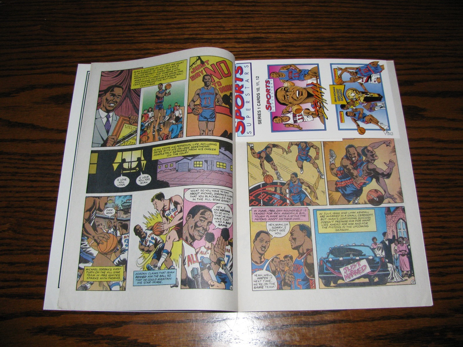 ISIAH THOMAS – Basketball Comic Book!! Oddball! PISTONS