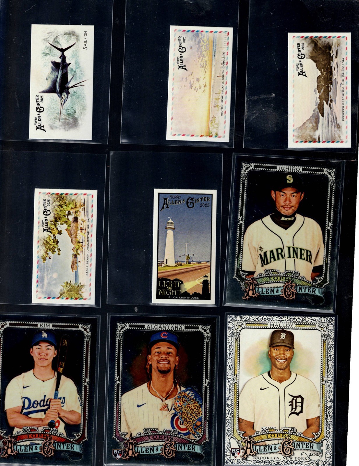 2025 TOPPS ALLEN AND GINTER BASEBALL 251-350 + INSERTS