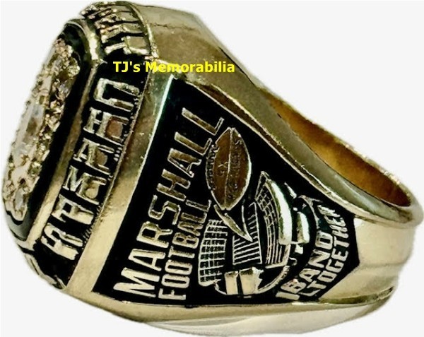 2000 MARSHALL THUNDERING HERD MAC & MOTOR CITY BOWL CHAMPIONS CHAMPIONSHIP RING