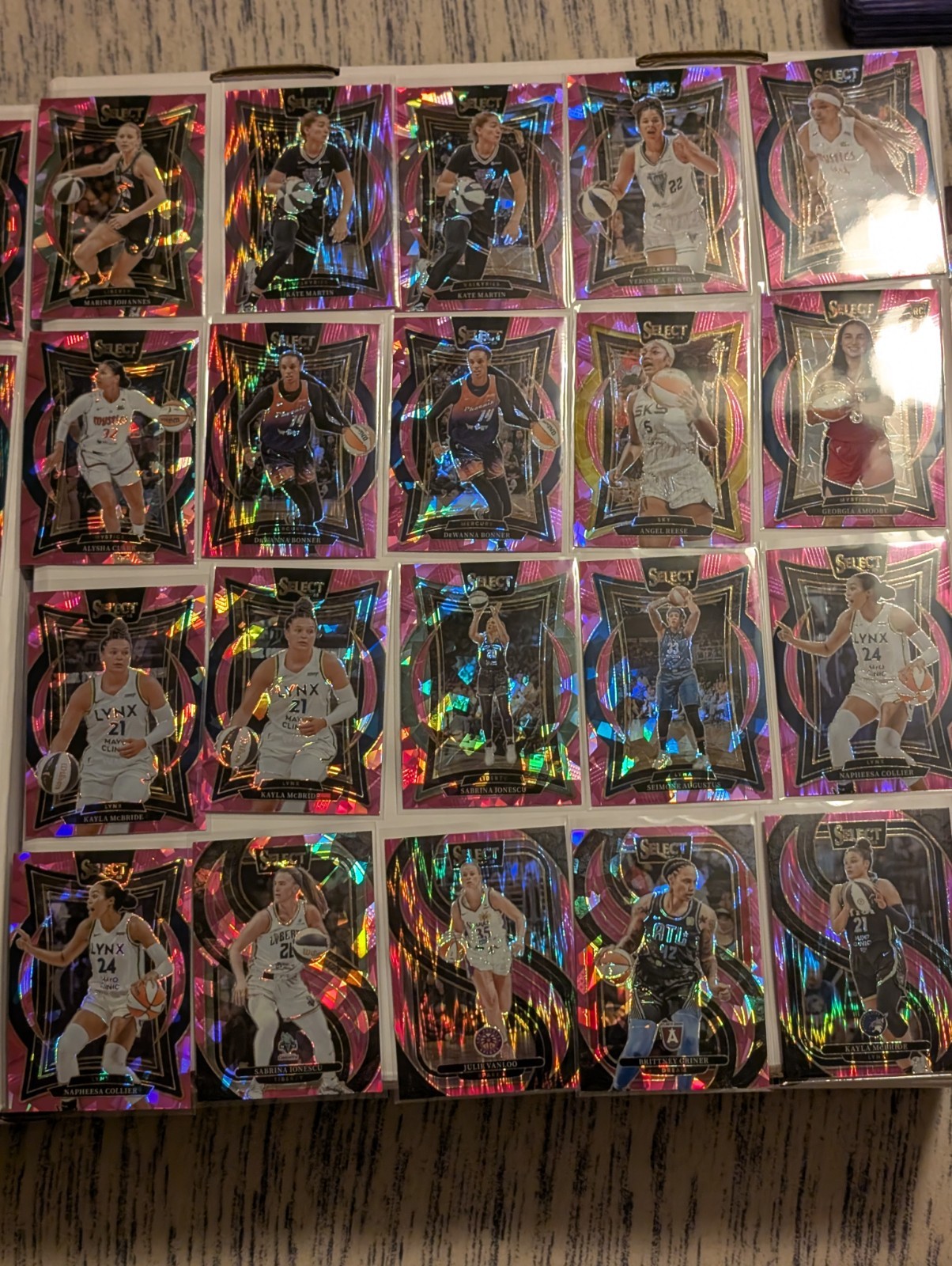 2025 Panini Select WNBA Singles Pick your card PINK ICE/PINK FLASH