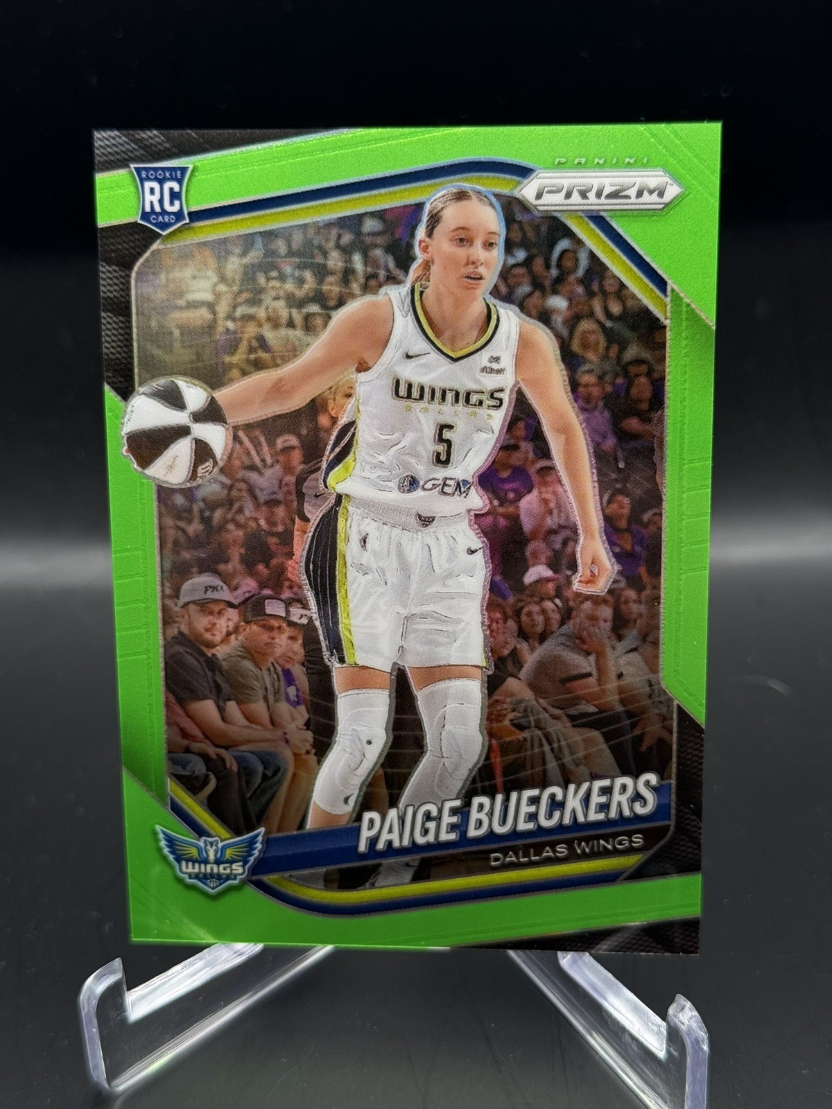 2025 Panini Prizm WNBA Paige Bueckers Lime Green RC /225